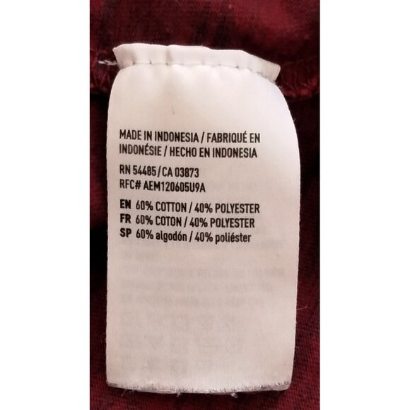 American Eagle Outfitters T-Shirt XXL Mens Red Gray Colorblock Casual Crewneck - Picture 8 of 9